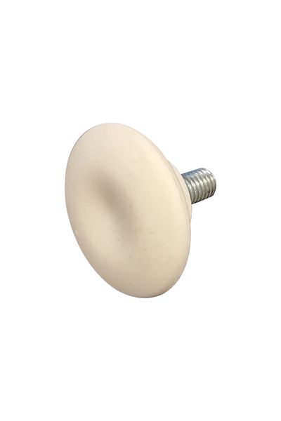 flores Furniture leg Ø 36 mm, thread M6 x 12 mm, white, 4 pcs / set