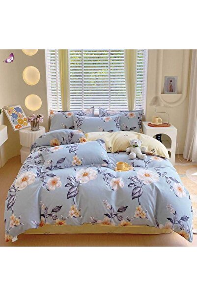 Patul Λινό από λεπτό βαμβάκι, θειούχο, διπλό κρεβάτι, 2 άτομα, 6 τεμάχια