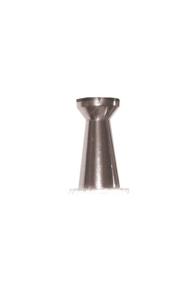flores Chrome metal furniture leg, 120 mm