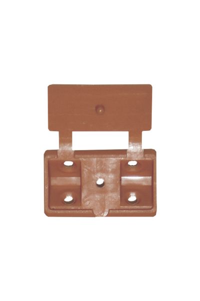 flores Plastic corner with cover for countertop attachment, oak, 500 pcs / set