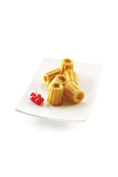 silikomart Forma din silicon, Mini Cannele Sf033, 18 cavitati
