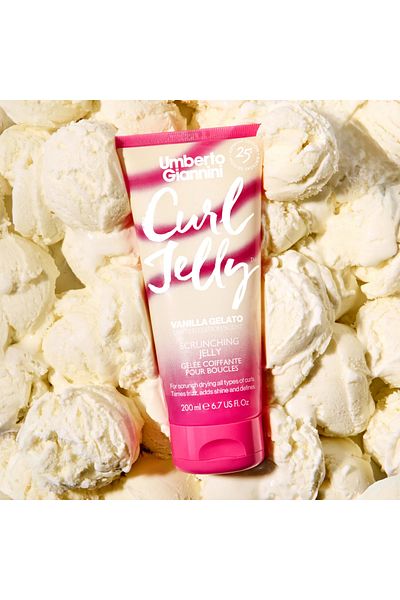Umberto Giannini Curl Defining Gel, Curl Jelly Scrunching Jelly, Vanilla Gelato, Umberto Giannini, 200 ml Curl