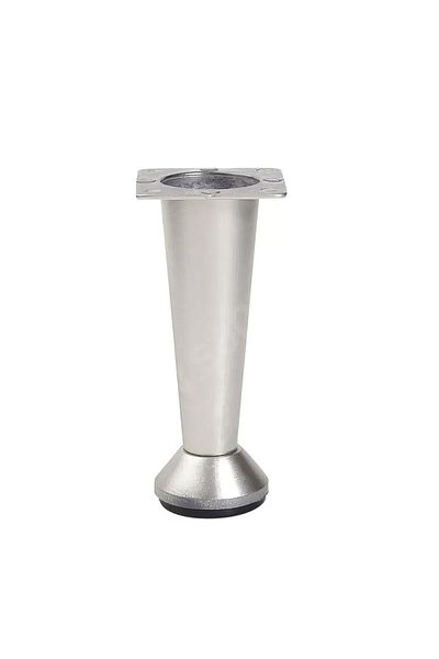 flores Satin straight metal furniture leg, 120 mm