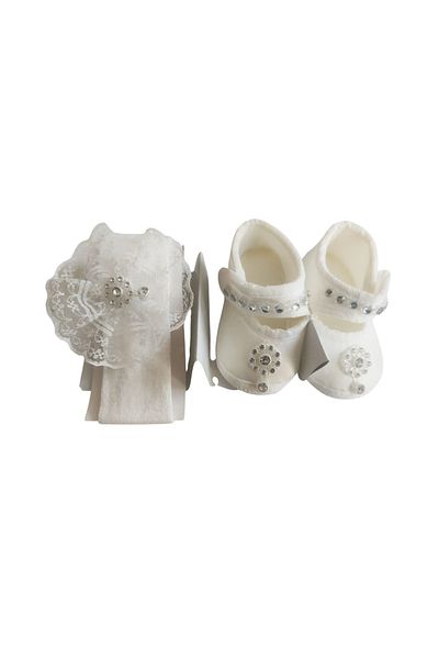 Nu Ku Collection Kuu Collection Baby Girl Booties Bandana