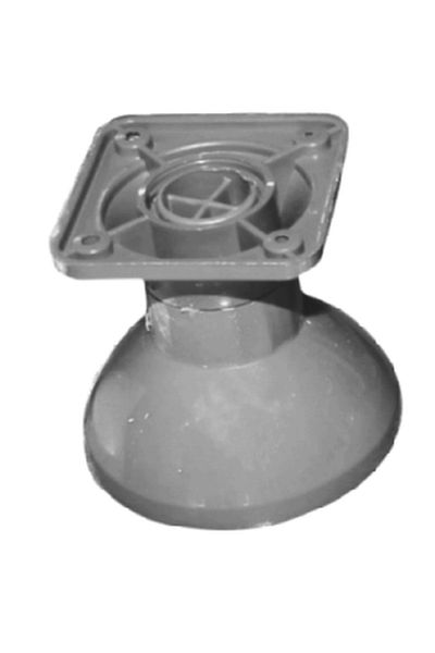 flores Cup furniture leg, gray, 70 mm, 4 pcs / set