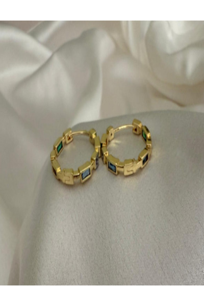 VioletTR Dorika Gold Küpe