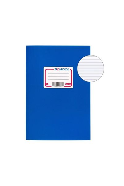 DAsiNU Dictando Notebook B5, Blue Cover, 50 Sheets