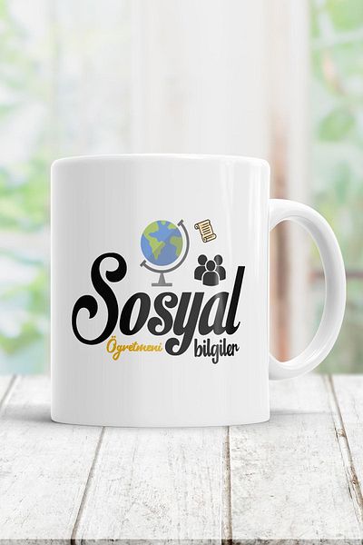 ÇELİKLER HEDİYE Social Studies Teacher Printed Mug