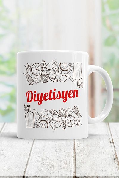 ÇELİKLER HEDİYE Dietitian Printed Mug