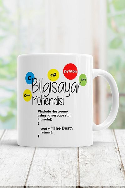 ÇELİKLER HEDİYE Computer Engineer Printed Mug
