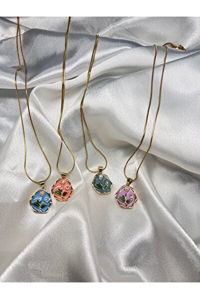 HİNESSA Zarif paslanmaz Çelik pinterest inci kolye