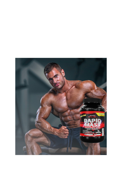 Natural Plus Rapid Mass 1kg, aroma vanilie - Mass Gainer