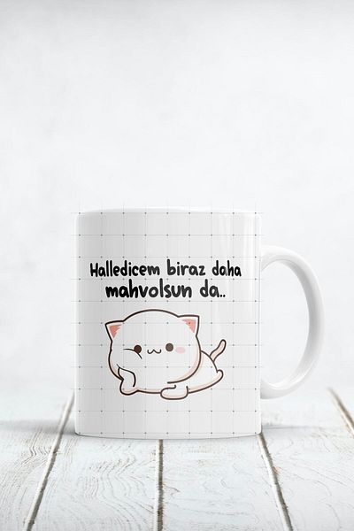 ÇELİKLER HEDİYE Halledicem Printed Mug with a Little More Loss