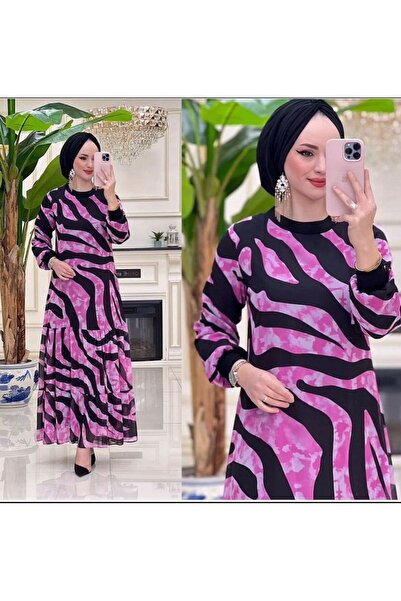 ECESSAMODAM Φόρεμα Hijab σιφόν