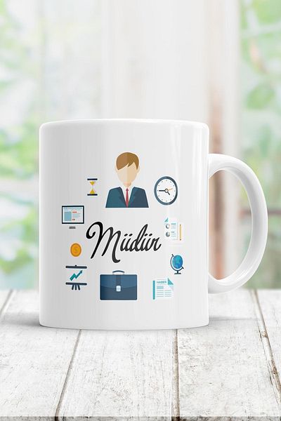 ÇELİKLER HEDİYE Manager Printed Mug
