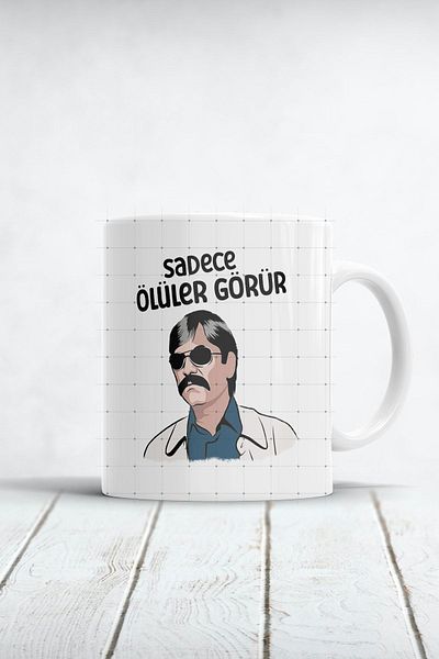 ÇELİKLER HEDİYE Only the Dead See the Ax Printed Mug