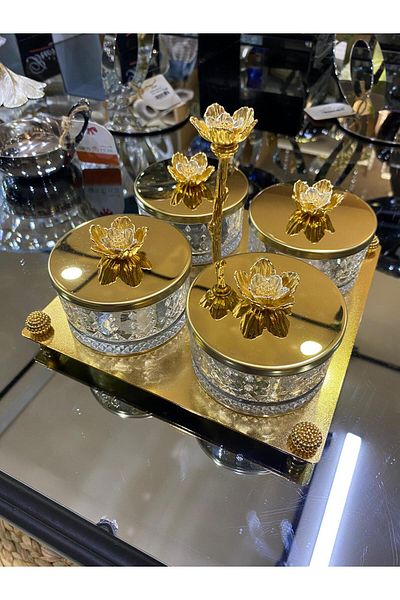 Beliz 4-Piece Covered Sugar Bowl
