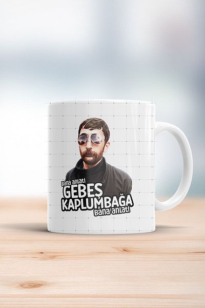 ÇELİKLER HEDİYE Tell Me Pregnant Cap Turtle Printed Mug