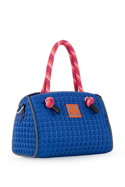 Bilik Deri Scuba Saks Blue Women's Handbag Speedy-M