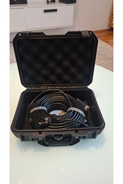 İstanbul Teknoloji Çantalı Endoskop Yılan Kamera Led Işıklı Su Geçirmez Sert Kablo Telefon Ve Bilgisayar Için 20mt