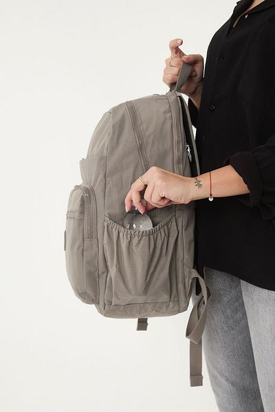 H&D COLLECTİON Unisex Αδιάβροχο υπερμεγέθη τσακισμένο ύφασμα πολλαπλών ματιών Laptop School and Travel Backpack 3062