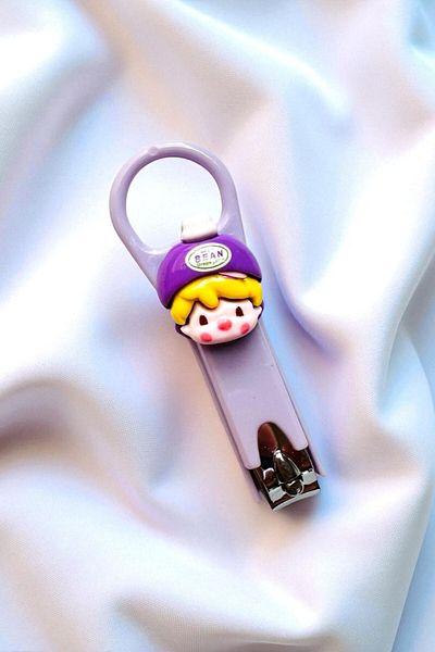 PETEK AKSESUAR Cute Figure Nail Clipper Purple