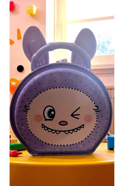 MİLAYS LİFE HOME COLLECTİON Cute Metal Lobubu Piggy Bank with Lock Protection