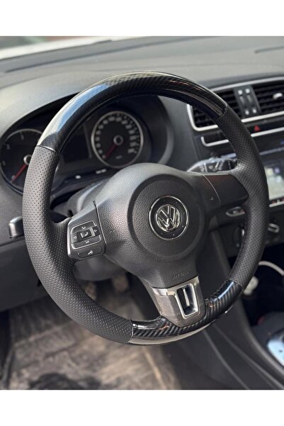 STİLİX GARAGE Volkswagen Polo Araca Özgü Dikmeli Direksiyon Kılıfı 5D KRİSTAL...