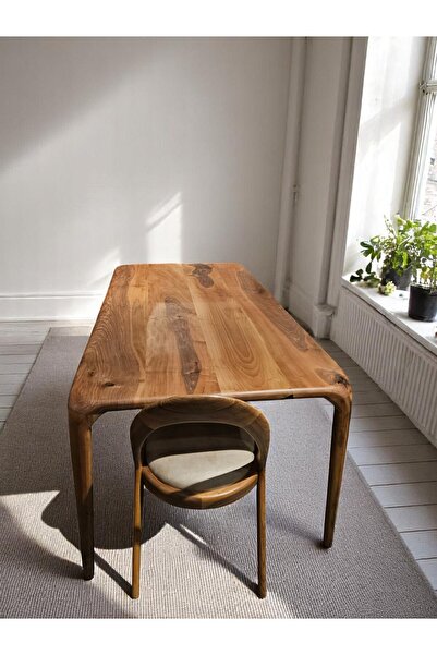 Home 120x60 Ceviz Yemek Masası , Yemek Odası Masası , Ofis Masaları Çalışma M...