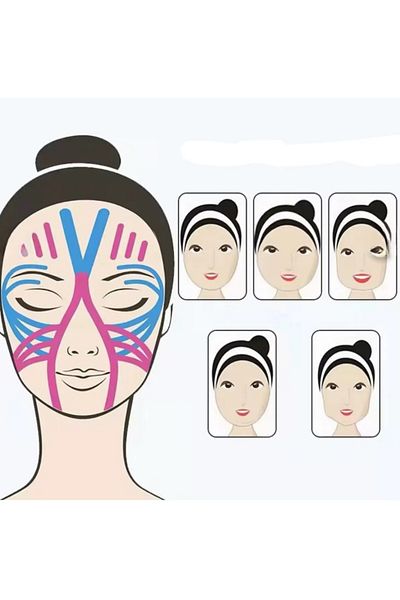 divera Face Lift Aesthetic Tape Youthful Appearance Anti-Wrinkle Body Face Tape 5m Tape