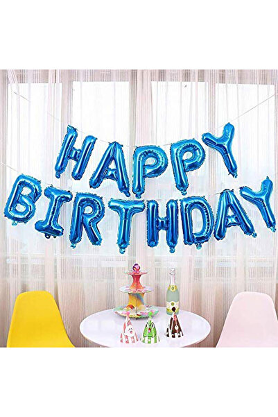 parti pera Polis Temalı Doğum Günü Balon Seti Lacivert Happy Birthday Folyo Balon Polis Arabası Folyo Balon