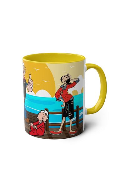 DUBLEMETRE Cartoon Character Printed Mug