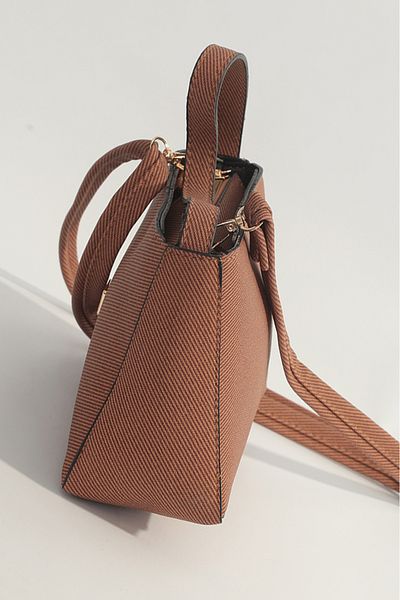 By-Kuss Milk Coffee Square Bag