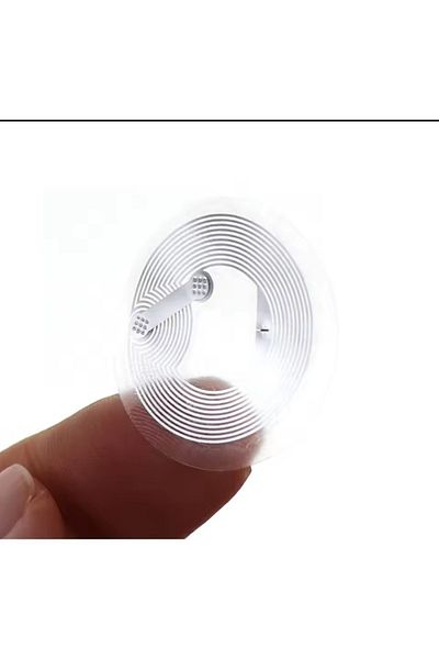 softwareeni.com 5Pcs Ntag213 25 mm Transparent Pvc Ntag213 Nfc Sticker