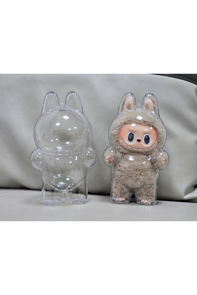 victiny V 1 Labubu Doll Protector Cover V 2 Labubu Case Acrylic PVC