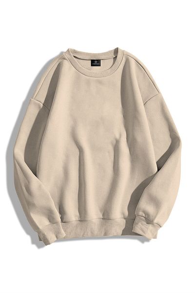 Kalic Studio Unisex Basic Crew Neck Sweatshirt Gray