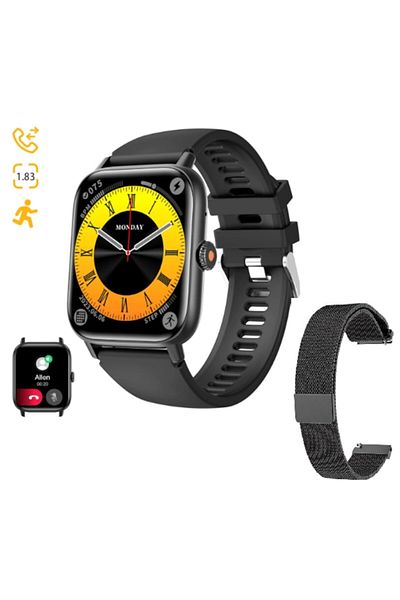 BSG TECH Qx13™ Smartwatch, Infinity Touch 1.83 Inch, Full Touch, Bluetooth Calls, Fitness Tracker