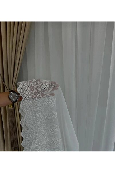 Emuz Tul simplu, lenjerie cu model, țesătură densă, pliată la 1/3, nu necesită călcat, nu se încrețește, fundal, tul, perdea,