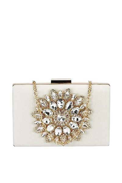 SOFILINE Beige Velvet Clutch Bag B18110 05