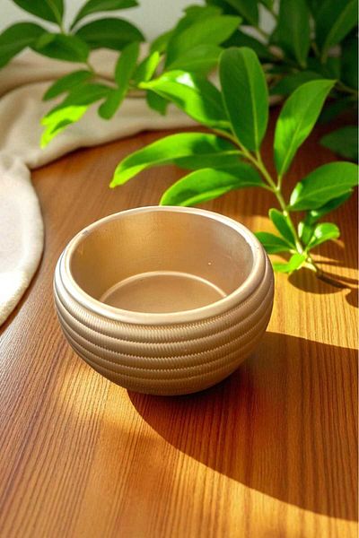 Milinza Decorative Gold Bowl, Modern Bowl