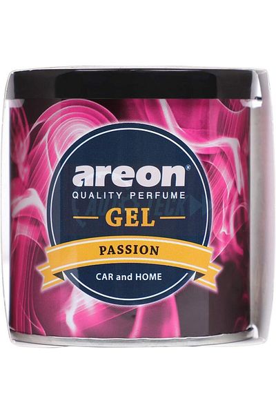 Areon GCK07 Car Perfume GEL Air Freshener Long Lasting Scent for Car or Home Odor Eliminator - PASSI