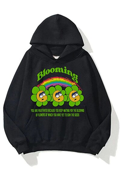 Tarzsokak Hanorac unisex Blooming Hanorac negru