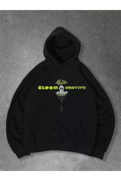 Kalic Studio Cupla Unisex Ghost Apple Sweatshirt Black