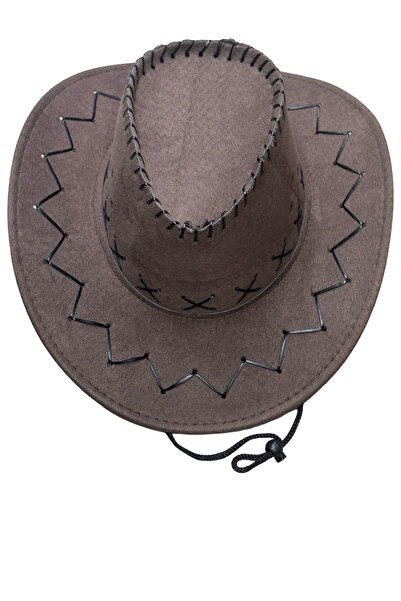 Muensu قبعة فوترو من الجلد المدبوغ، قبعة صيفية على طراز رعاة البقر، قبعة فوترو فاخرة، واقي من الشمس، جلد مدبوغ