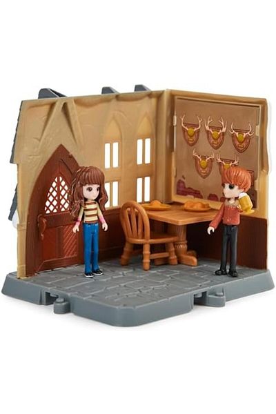 Wizarding World Magical Mini Three Broomsticks Playset-Ron & Hermione