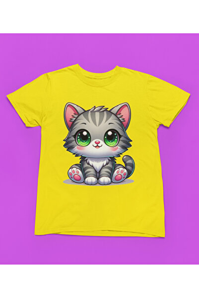 MAGORS STIL-X CUTE CAT PRINTED ΠΟΔΗΛΑΤΟ ΜΠΛΟΥΖΑ 100% ΒΑΜΒΑΚΙ ΚΟΡΙΤΣΙΑ ΜΑΥΡΟ, ...