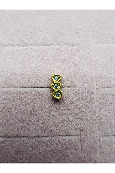 Cerrahi Gold Gümüş Tragus Kıkırdak Piercing 8 MM