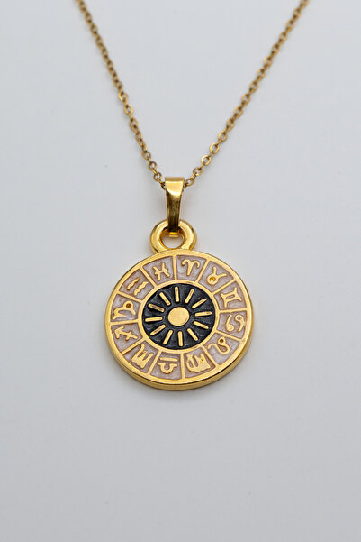 Limosse Jewelry البرج 12 الكواكب الفلكية قلادة ذهبية