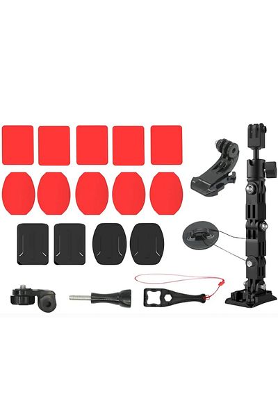 SUREWO Advanced System for Attaching Gopro Hero 13 Camera, Dji Action 5 Pro to Motorcycle Helmet,