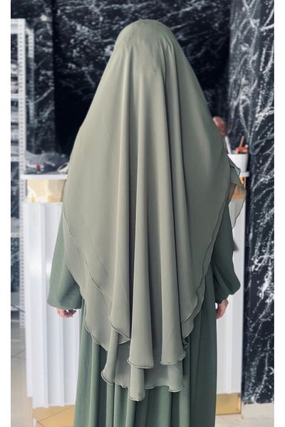 Fashion journey Shaded Oval Souffle Long Size Hajj Umrah